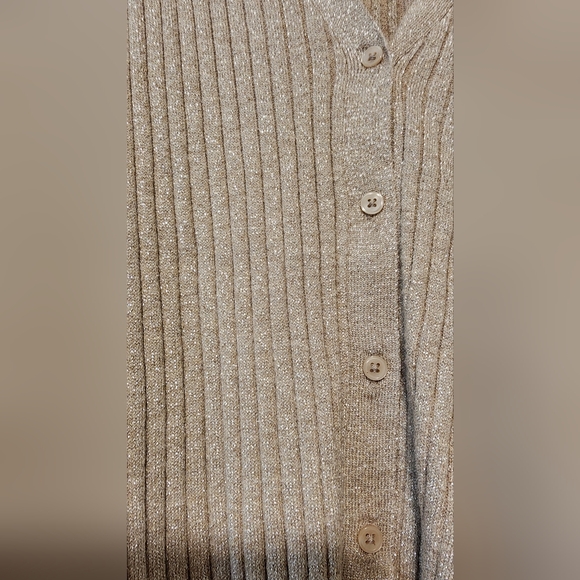 Target A New Day Sparkly Cardigan Medium - Picture 3 of 6